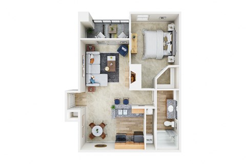 Timbers at Tualatin one bed one bath